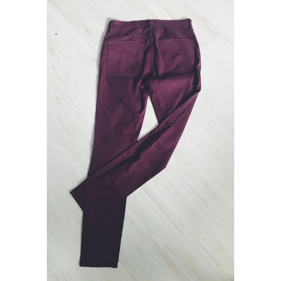 3x1 NYC Channel Seam Skinny Pants in Rum Raisin - Picture 4 of 8